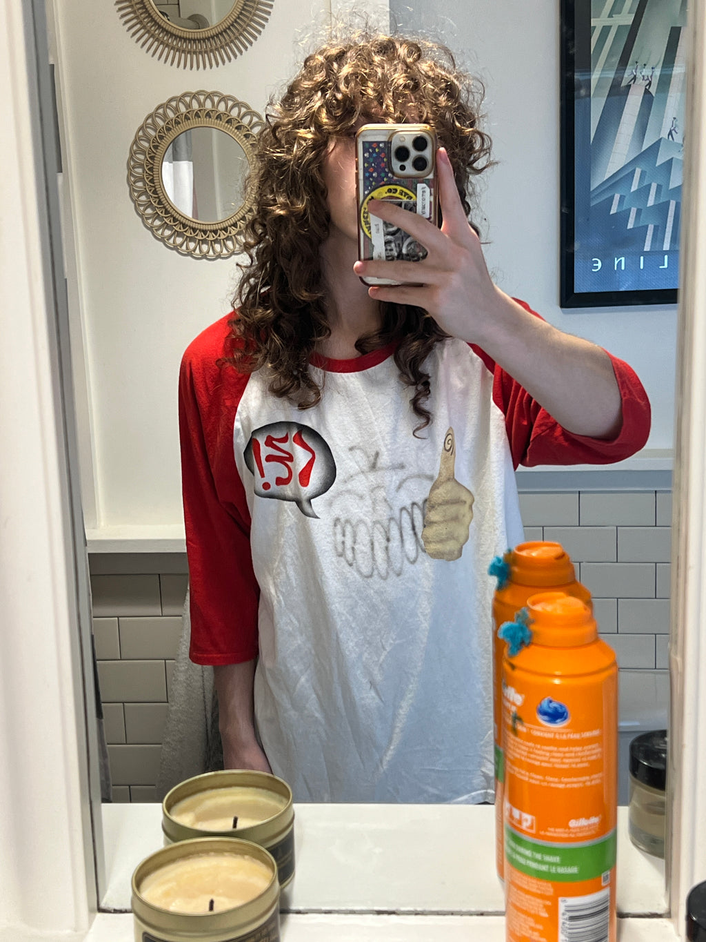 XL kuso! baseball tee